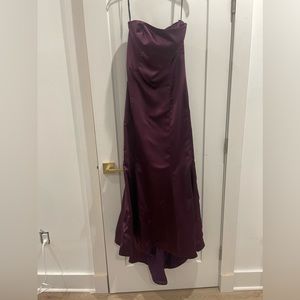 Lazaro strapless gown